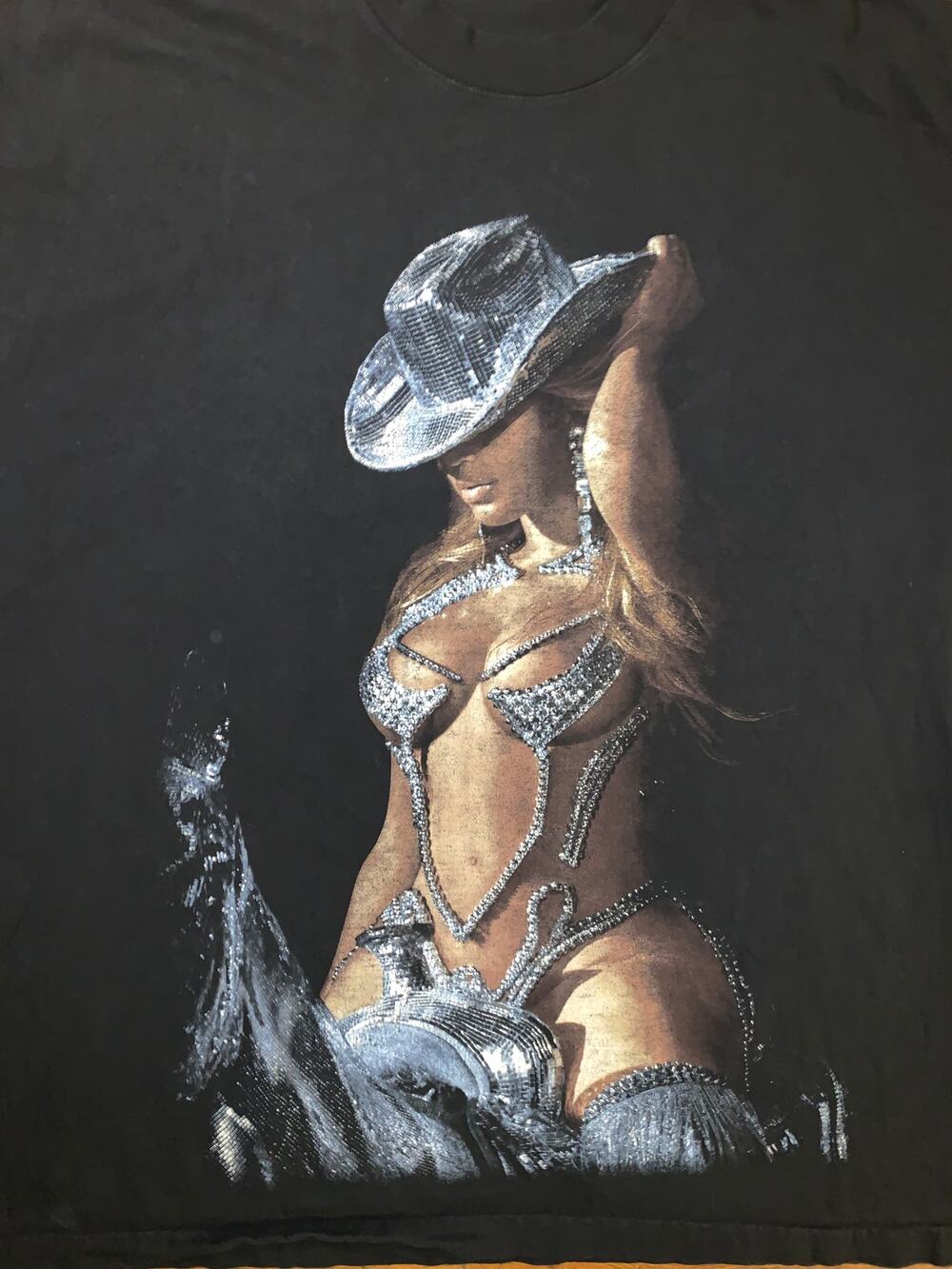 Beyonce Renaissance Tour T Shirt 2023 Reneigh Horse Black XL